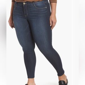 Wit & Wisdom Women's Skinny Jeans - Dark Blue